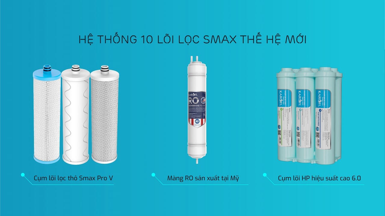 Máy lọc nước Karofi ERO100V